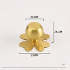 Modern Brass Cabinet Pull Gold with Backplate – Drawer Handle Cabinet Pull Handle Richie's 1B