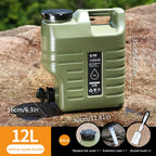 APWIKOGER 12L Portable Camping Water Carrier Tank with Spigot Camping Water Carrier Richie's