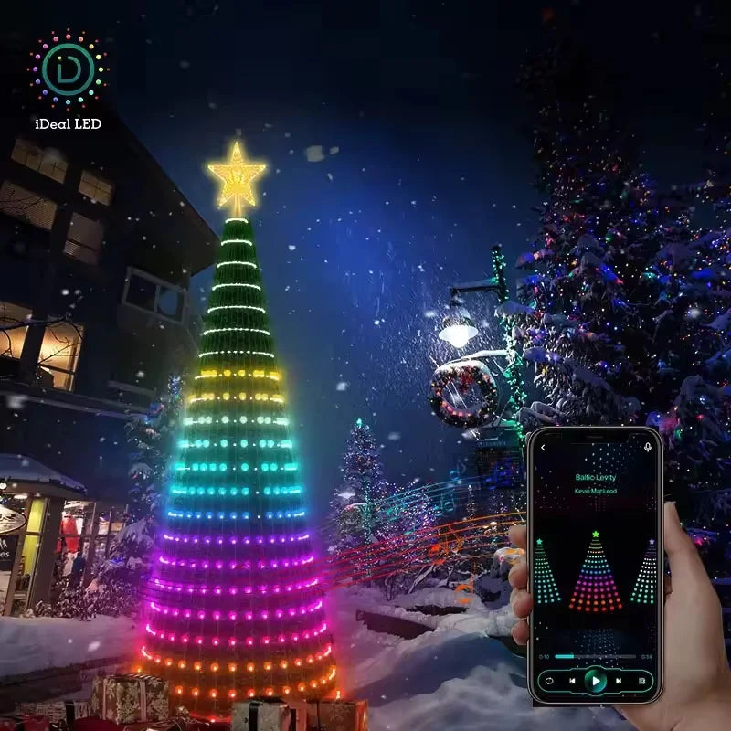 400 LED Smart RGB Christmas String Lights – App & Remote LED Christmas Lights Richie's