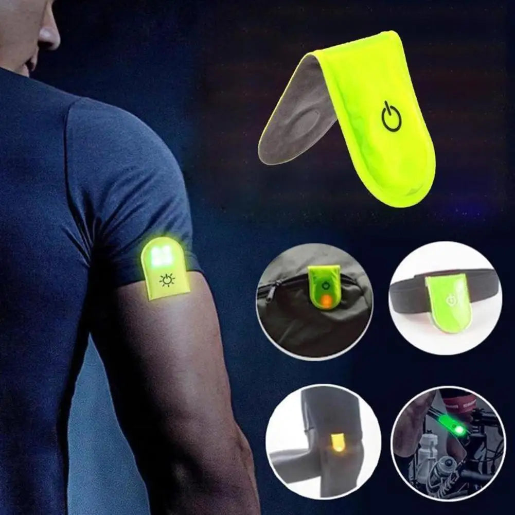 LED Magnetic Clip Safety Light – Reflective Strobe Night Running LED Safety Clip Light Richie's