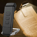 USB Rechargeable Clip-On Book Light – Dimmable LED Reading Lamp Clip-On Book Light Richie's Black