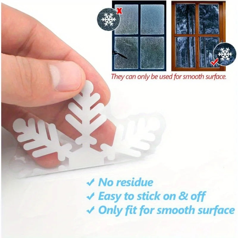 9-Sheet Reusable Christmas Window Clings – Holiday Static Stickers Holiday Window Clings Richie's