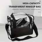 Clear Makeup Brush Holder Backpack | Waterproof Travel Case Cosmetic Organizer Bag Richie's