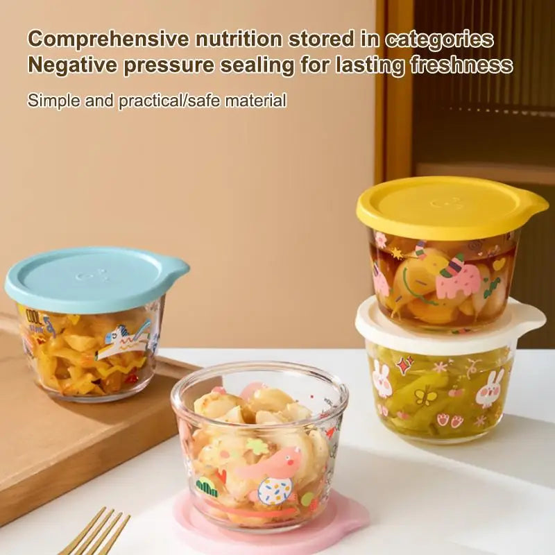 Premium Glass Storage Jar with Secure Lid for Fridge & Kitchen Glass Storage Jar Richie's