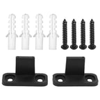 2pcs Adjustable Barn Door Floor Guide Black POM Sliding Door Barn Door Floor Guide Richie's a
