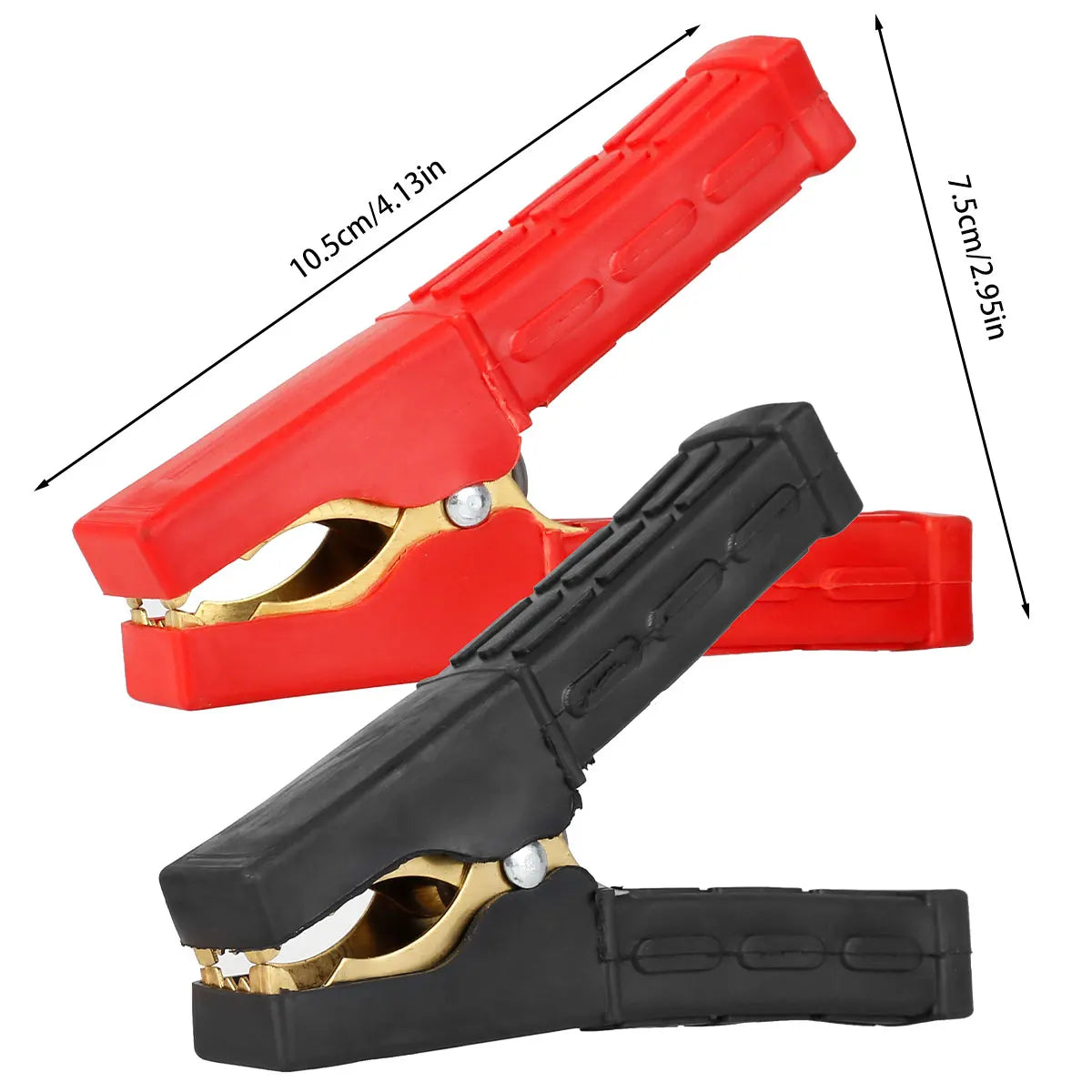 Heavy Duty Pure Copper Battery Alligator Clamps 500–1000A Battery Alligator Clamps Richie's A 2PCS