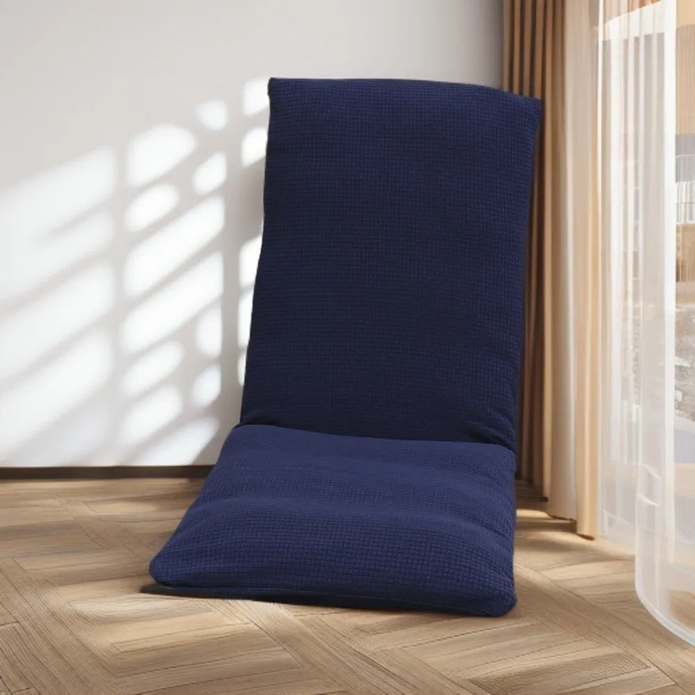 Stretch Tatami Chair Cover – Elastic Breathable Floor Seat Protector Chair Slipcover Richie's Navy Blue