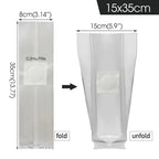 50pcs PP Mushroom Grow Bags 0.2µm Filter – Spawn & Culture Mushroom Grow Bags Richie's 15x35cm
