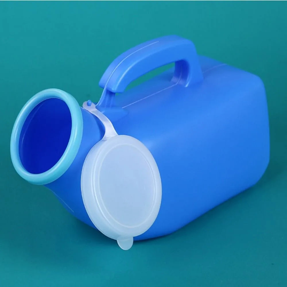 Portable Urinal Bottle with Lid – 1000ml Large Capacity Travel Portable Urinal Bottle Richie's 1200ML-Blue A