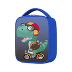 Dinosaur Insulated Lunch Bag Thermal Cooler for Kids & Women Insulated Lunch Bag Richie's bicycle dinosaur