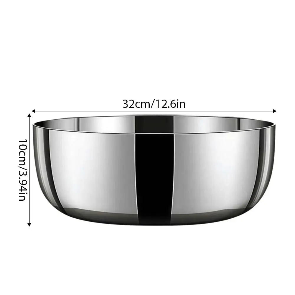 Large Stainless Steel Mixing Bowl – Non-Slip Salad & Baking Stainless Steel Mixing Bowl Richie's