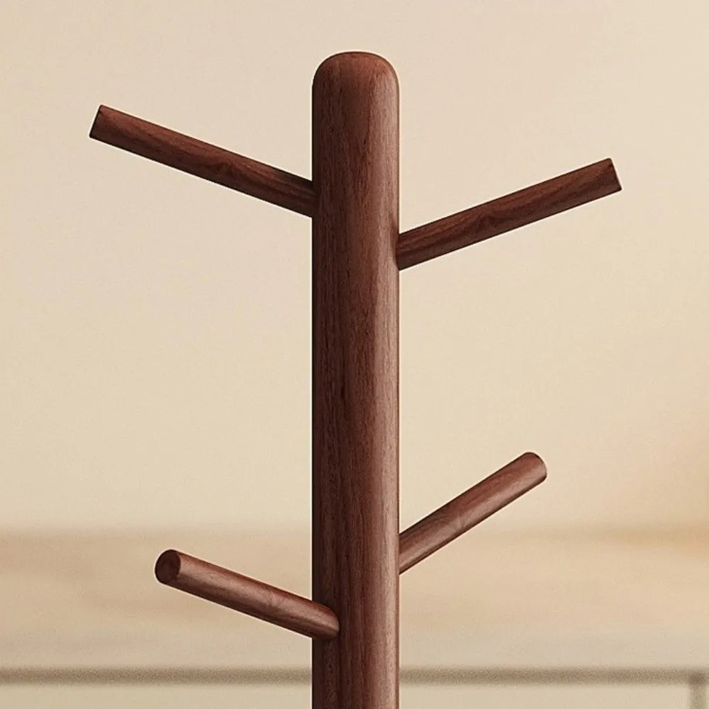 Wooden Tree Mug Rack – 6 Hook Coffee Cup Hanging Organizer Mug Rack Organizer Richie's