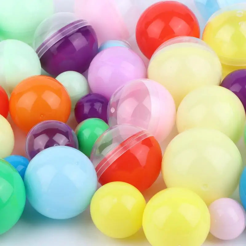 50PCS Refillable Plastic Capsule Balls 28-55MM Party Toy Eggs Capsule Toy Eggs Richie's