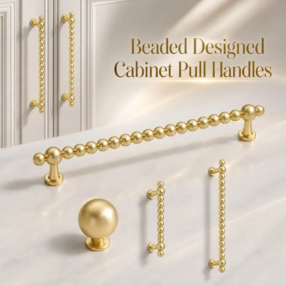 Zinc Alloy Beaded Cabinet Pull Handles – Drawer Bar Pulls Cabinet Pull Handle Richie's