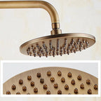 Antique Brass Wall-Mounted Bathtub Shower Faucet Mixer Set Shower Faucet Set Richie's