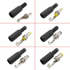 DC Power Male Plug Solder Connector 3.5–6.5mm | 5 or 10 Pack DC Power Connector Richie's