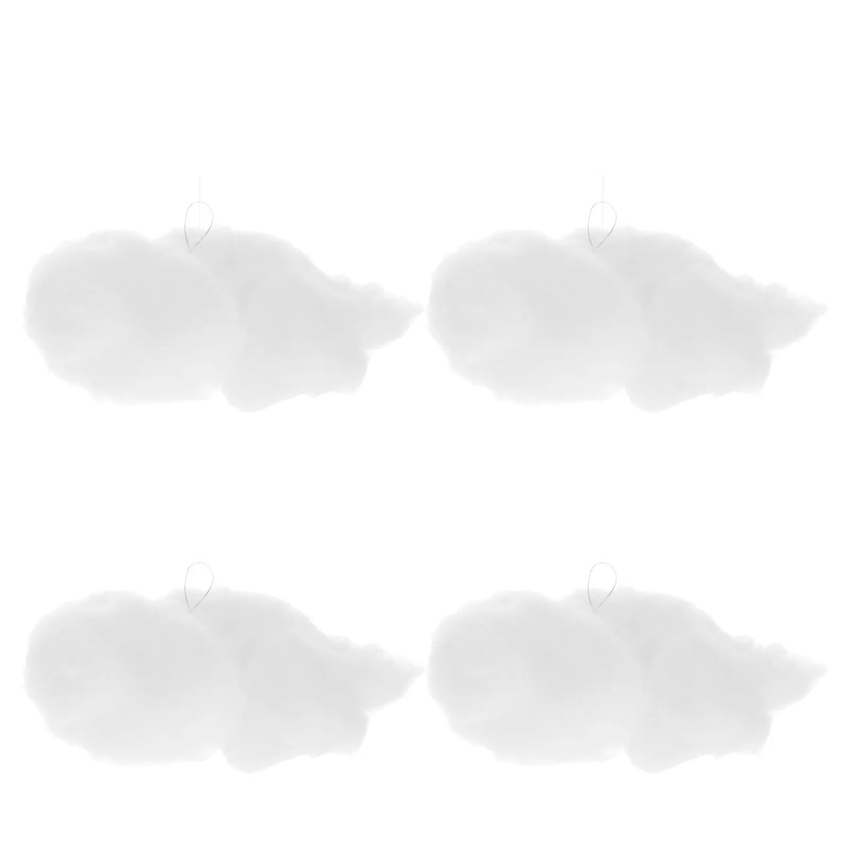 4Pcs Cloud Hanging Decorations – Nursery & Room Wall Décor Hanging Wall Ornament Richie's