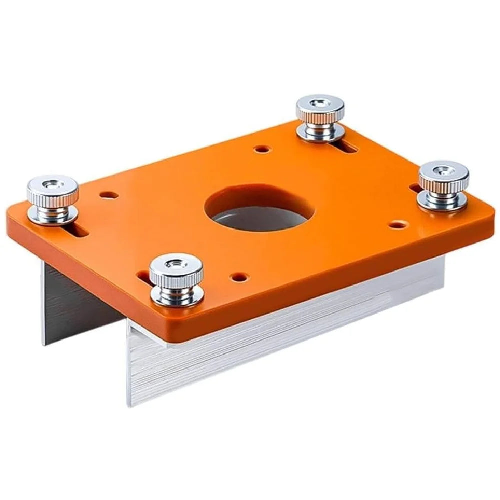 Wood Router Slotting Locator – Aluminum Trimmer Base Bracket Router Base Bracket Richie's