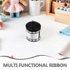 Black White Filmstrip Wired Ribbon 5 Yard Cinema Party Decor Party Craft Ribbon Richie's