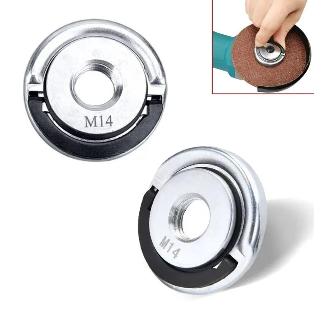 M10 M14 5/8-11 Auto-Locking Flange Nut Grinder Chuck Tool Grinder Flange Nut Richie's