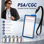 35PT Graded Card Case Lanyard Aluminum Frame UV Double-Glass Graded Card Case Richie's