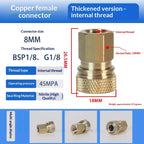 HPA Quick Release Adapter G1/8 BSP 8mm Male Nipple Air Socket Quick Release Adapter Richie's A6