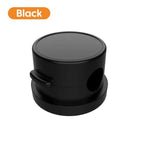 360° Magnetic Cable Clips | Adhesive Wire Organizer Cable Management Clip Richie's Black 1PCS