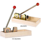 Stainless Steel Nut Cracker & Macadamia Opener with Wood Box Manual Nut Cracker Richie's