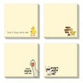 4-Pack Funny Duck Sticky Notes – Cute Self-Adhesive Memo Pads Novelty Sticky Notes Richie's 4 Pcs