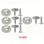 Round Metal Cabinet Door Magnetic Catches – 4/6 Set with Screws Magnetic Door Catch Richie's 4sets