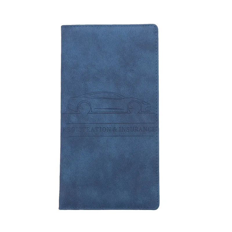 Car Registration & License Card Holder Wallet – Unisex Card Holder Wallet Richie's Navy Blue