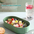 72-Cube Stackable Press Ice Tray with Storage Box & Scoop Ice Cube Tray Richie's