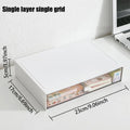 Stackable Clear Acrylic Drawer Organizer – Multi-Compartment Drawer Organizer Richie's white a draw