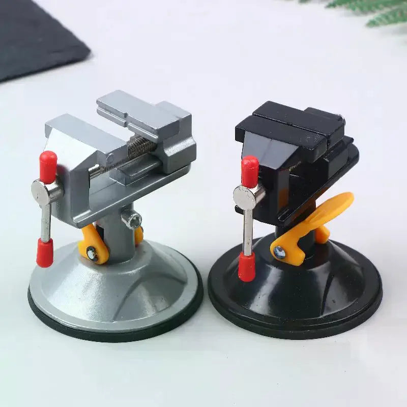360° Rotatable Mini Bench Vise – Suction Cup Table Clamp Mini Bench Vise Richie's