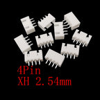100Pcs JST XH 2.54mm Connector 2/3/4/5 Pin Housing Male Female Wire Connector Kit Richie's 4Pin-J 100Pcs