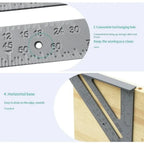 7" Aluminum Alloy Triangle Ruler – Woodworking Angle Tool Woodworking Angle Ruler Richie's
