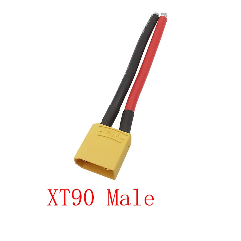 XT90 Male/Female Connector 10AWG Silicone Wire RC LiPo Drone Battery Connector Richie's 1 Male