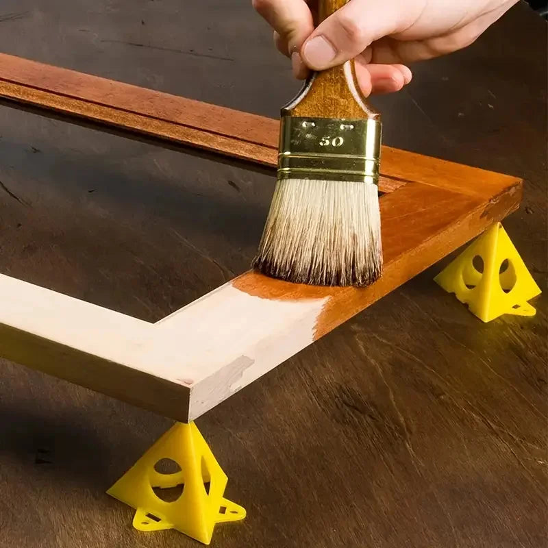 10 Pcs Pyramid Painting Stands – Mini Cone Canvas Risers Painting Stands Richie's