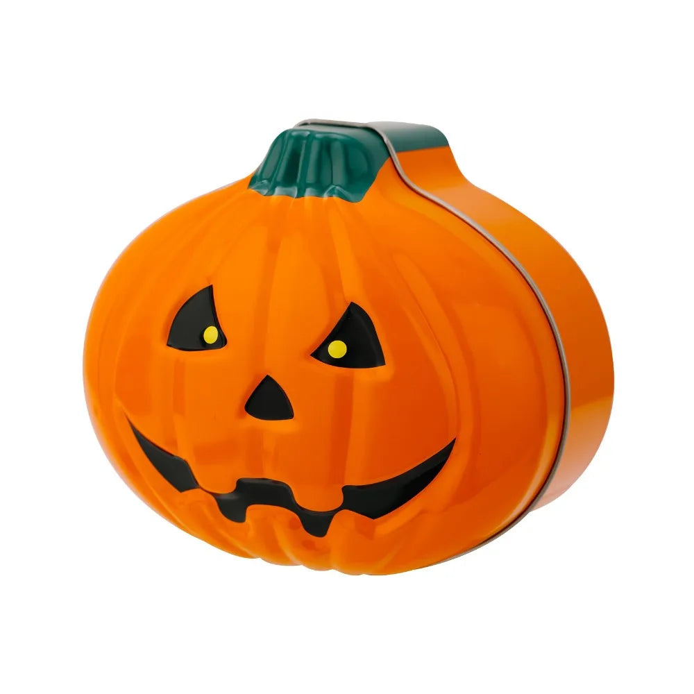 Halloween Pumpkin Tinplate Candy Storage Box – 3 Sizes Halloween Candy Tin Richie's Style-2 5x5x5cm