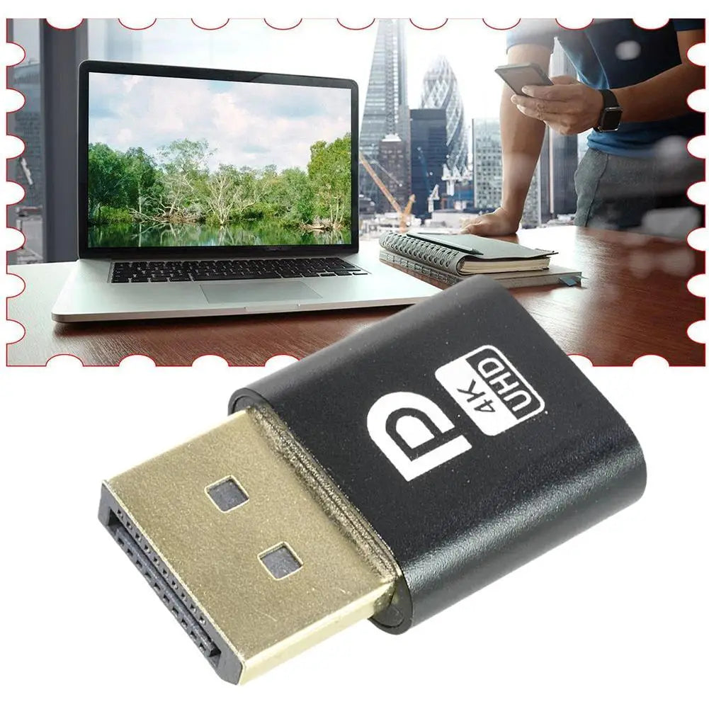 DisplayPort Dummy Plug Headless Display Adapter for GPU Display Adapter Richie's