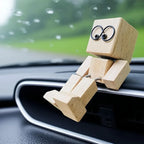 Handcrafted Wooden Rocking Figure – Car Dashboard Decor Gift Wooden Rocking Figurine Richie's