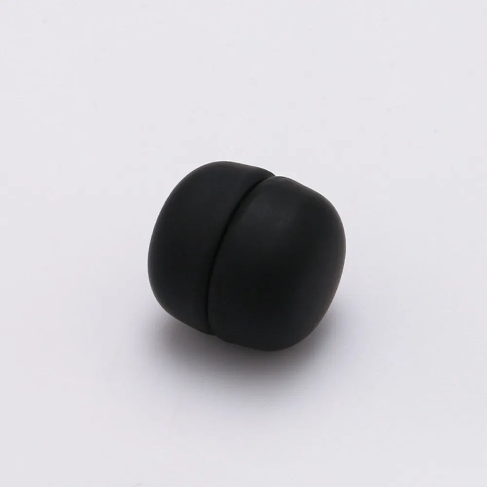Magnetic Scarf Pins Flatback Round Metal Fasteners | 6 Colors Scarf Pin Fasteners Richie's Black-Round