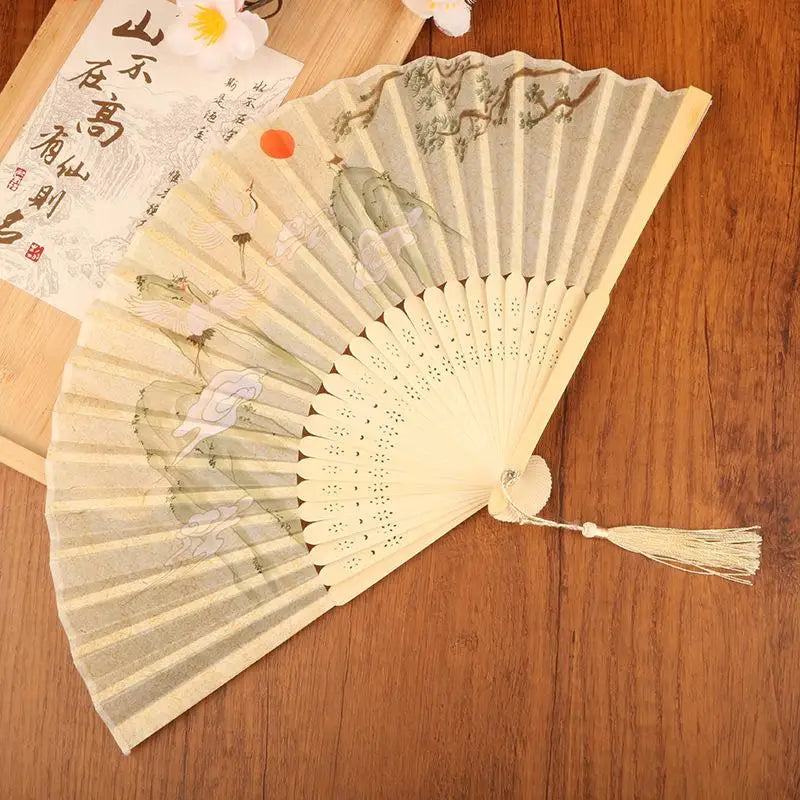 Chinese Foldable Hand Fan – Wedding & Costume Prop Foldable Hand Fan Richie's A1