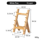 Multi-Layer Wood Katana Display Stand & Knife Rack – 4/5/6 Tier Wood Display Rack Richie's