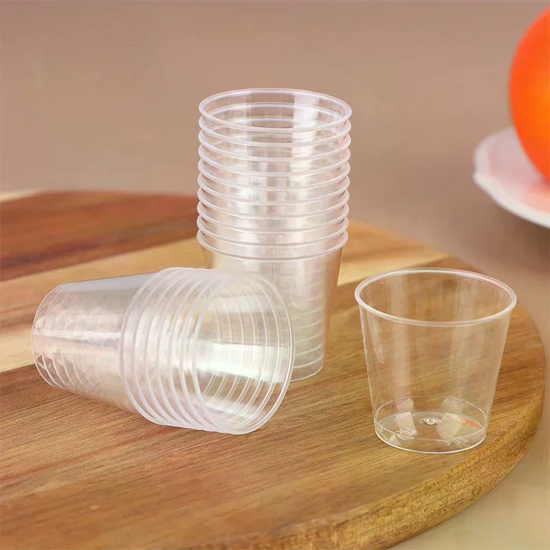 50Pcs 30ml Clear Disposable Plastic Shot Glasses – Party Cups Disposable Shot Glasses Richie's