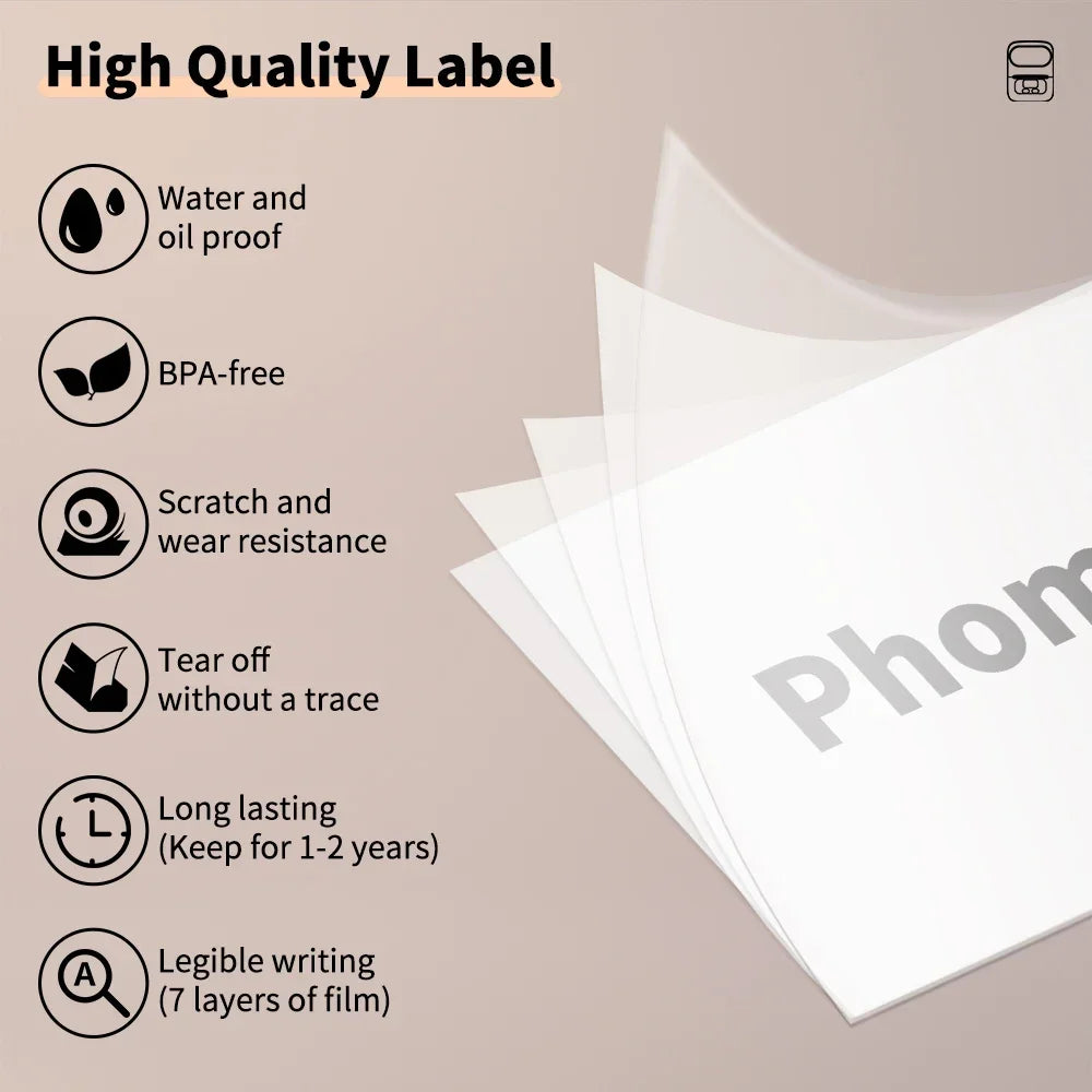 Phomemo M110 Bluetooth Thermal Label Maker | Portable Mini Printer Thermal Label Printer Richie's
