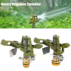 Metal 360° Pulsating Sprinkler 1/2 & 3/4 Inch Garden Irrigation Garden Sprinkler Richie's