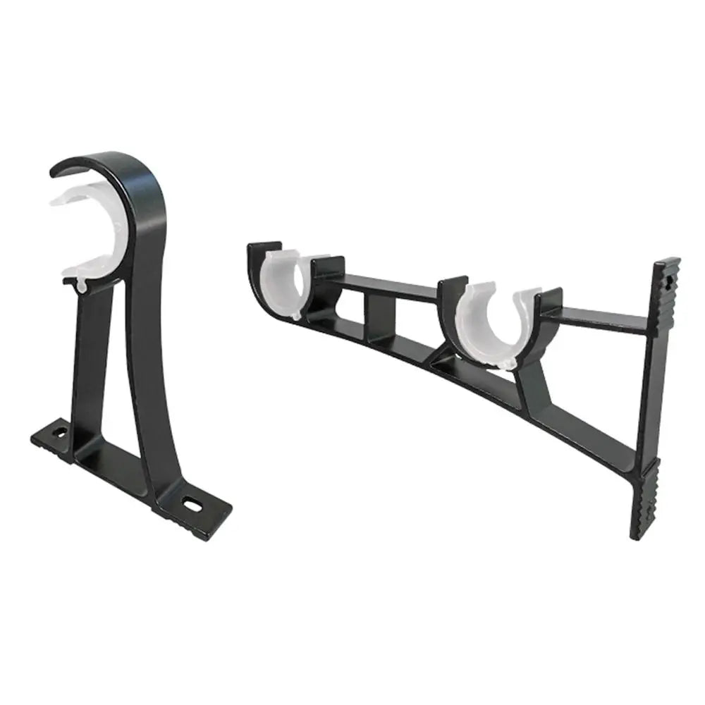 Aluminum Curtain Rod Bracket – Single & Double Hang Curtain Rod Bracket Richie's