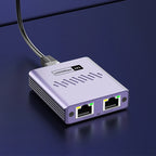 Gigabit 1x2 RJ45 Network Splitter 1000Mbps LAN Adapter Network Splitter Richie's