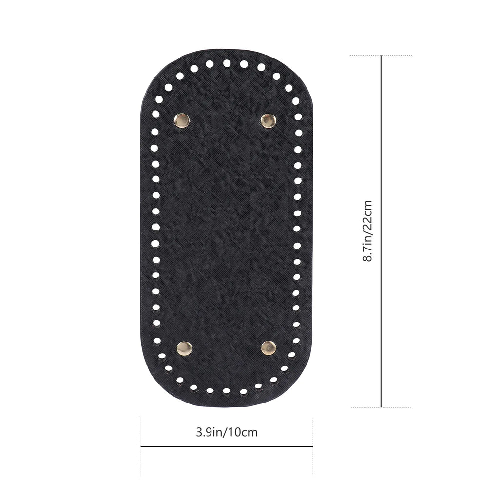 PU Oval Bag Bottom Shaper Pad – DIY Crochet Purse Base Insert Bag Base Shaper Richie's